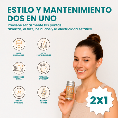 Cera para el cuidado del cabello