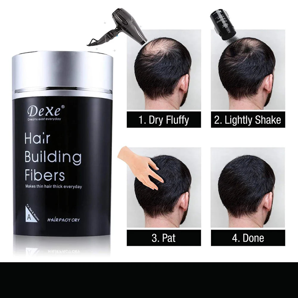 Fibras capilares instantáneas Dexe – cabello con más volumen y apariencia natural al instante