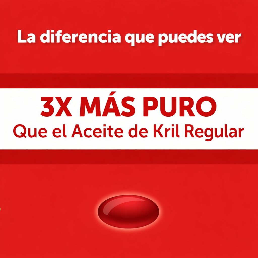MegaRed Aceite de Krill Omega 3 – Apoyo Cardiovascular