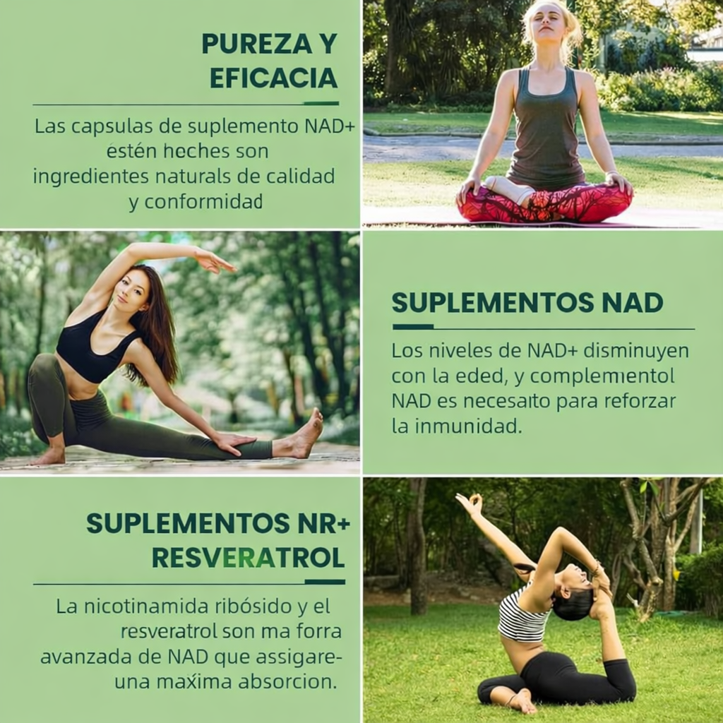 Nicotinamida Ribósido + Resveratrol – Soporte de Energía y Vitalidad