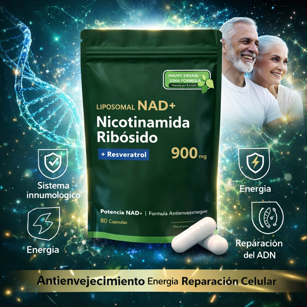 Nicotinamida Ribósido + Resveratrol – Soporte de Energía y Vitalidad