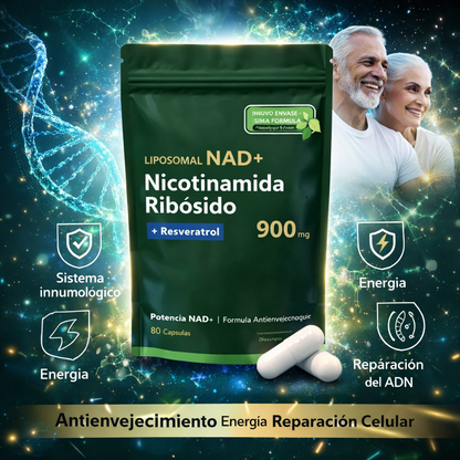 Nicotinamida Ribósido + Resveratrol – Soporte de Energía y Vitalidad