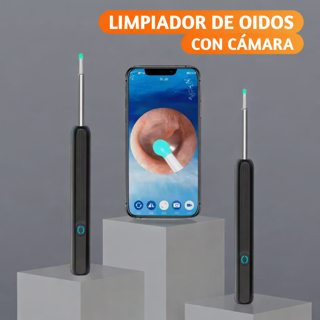 Limpiador de Oídos Inteligente con Visualización en Celular