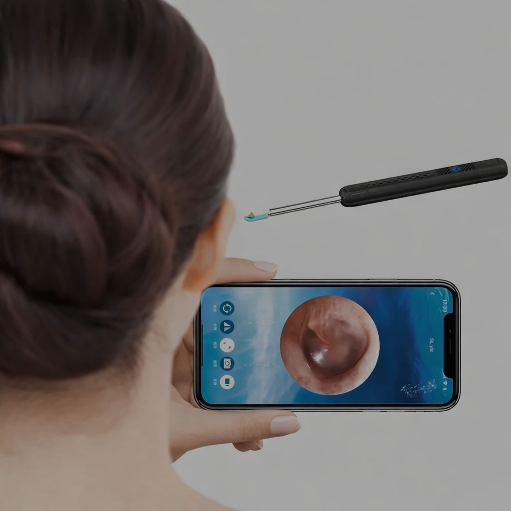 Limpiador de Oídos Inteligente con Visualización en Celular
