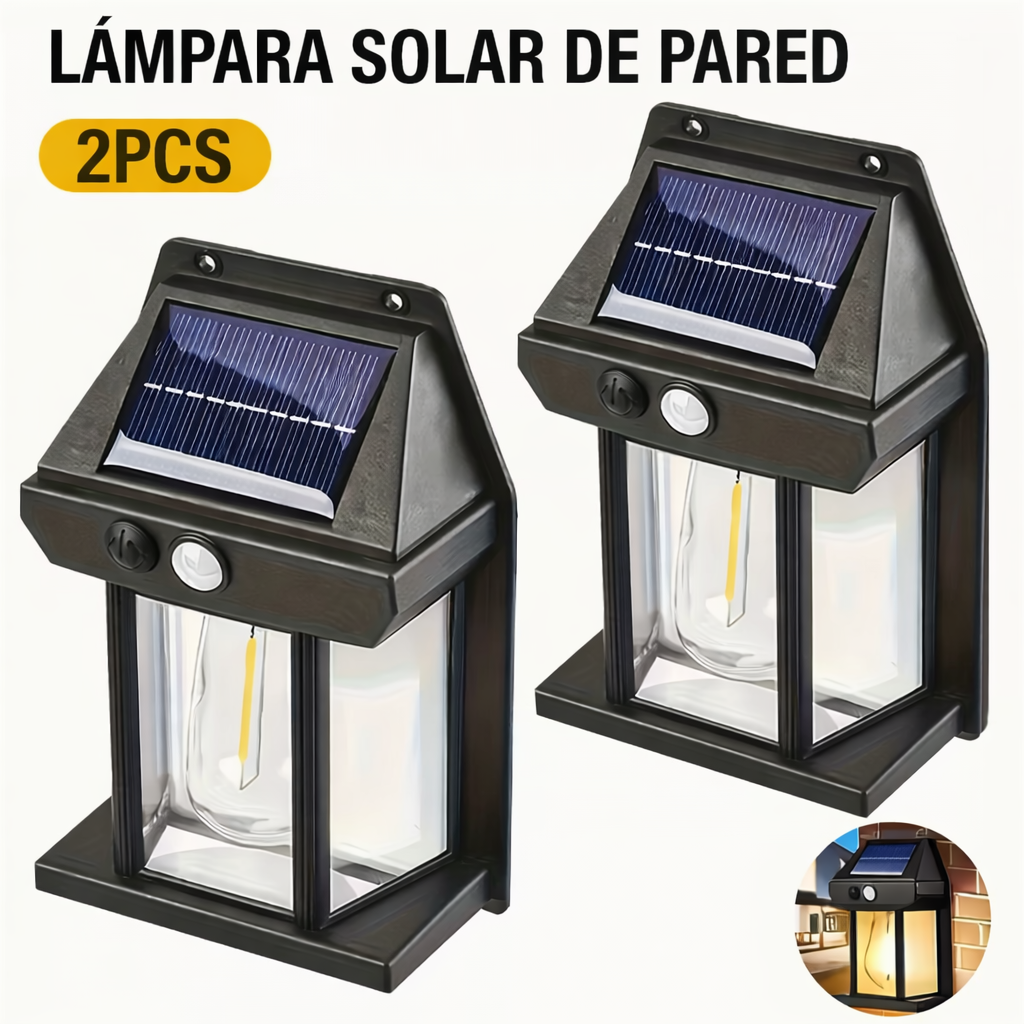 Pague 1 y Lleve 2 –Lámparas solares con sensor de movimiento para exterior