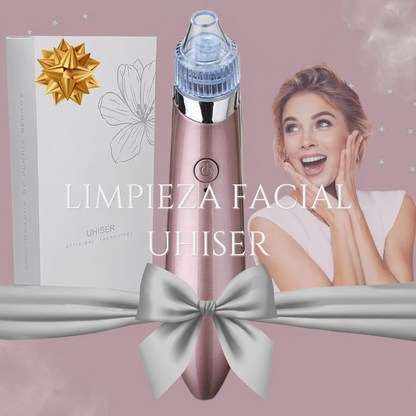 Limpiador facial por succión – elimina puntos negros y limpia profundamente los poros