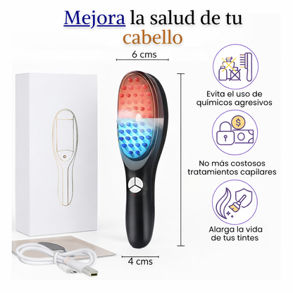 PEINE MASAJEADOR ELECTRICO PORTATIL