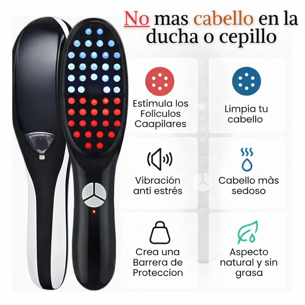 PEINE MASAJEADOR ELECTRICO PORTATIL