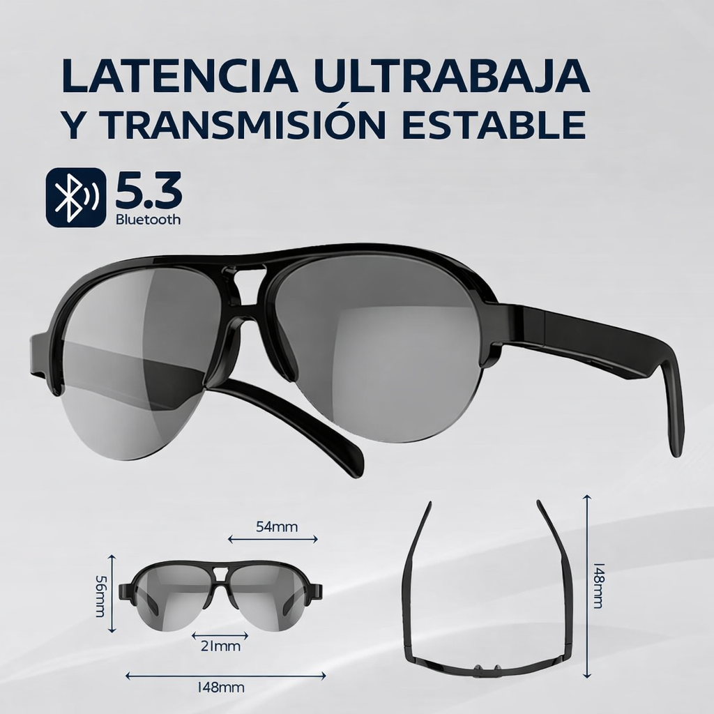 Gafas Inteligentes con Bluetooth Integrado