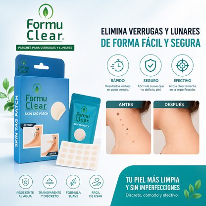 Parches para verrugas y lunares (108 unidades) – protección discreta