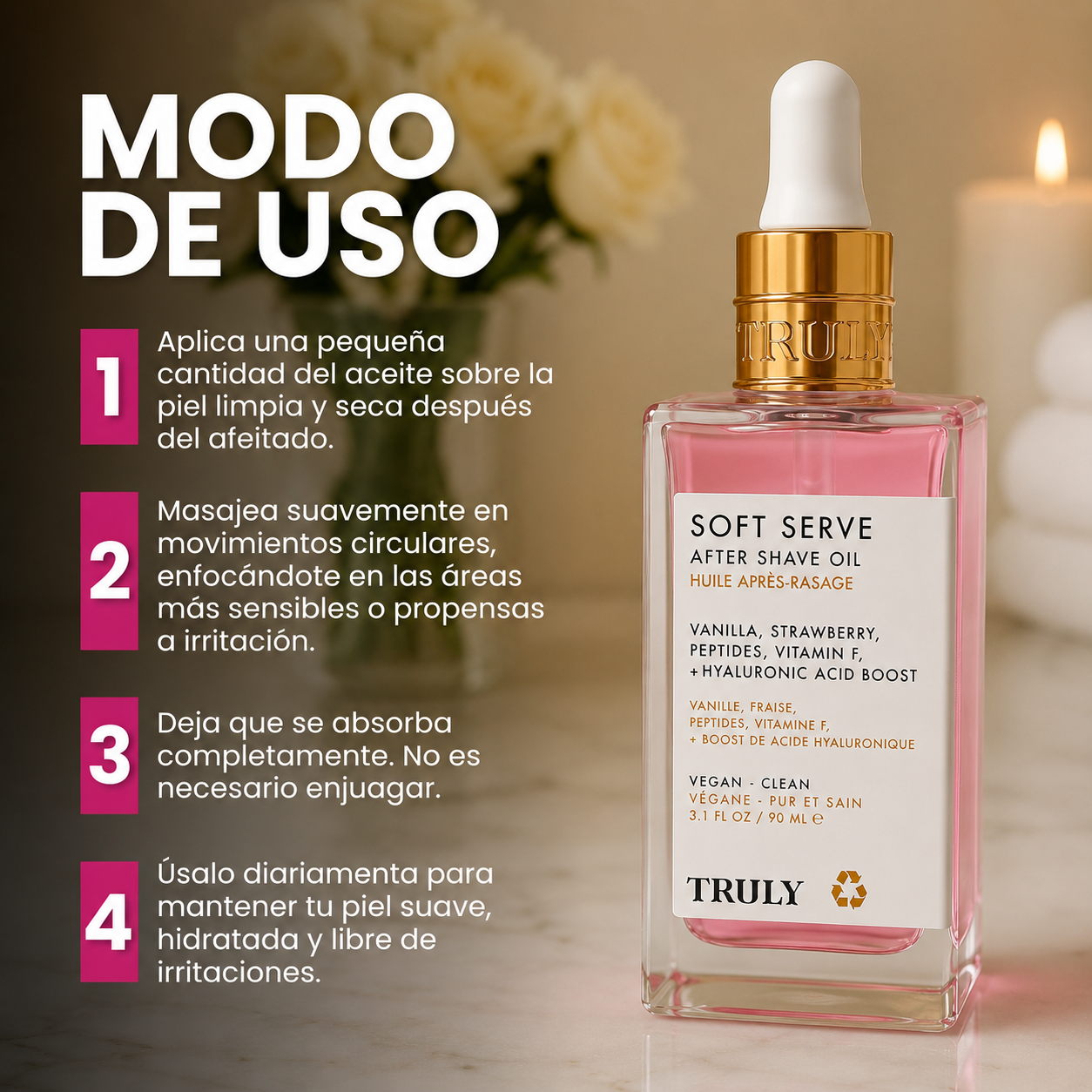 Soft Serve de Truly: Piel Suave, Hidratada y Radiante al Instante