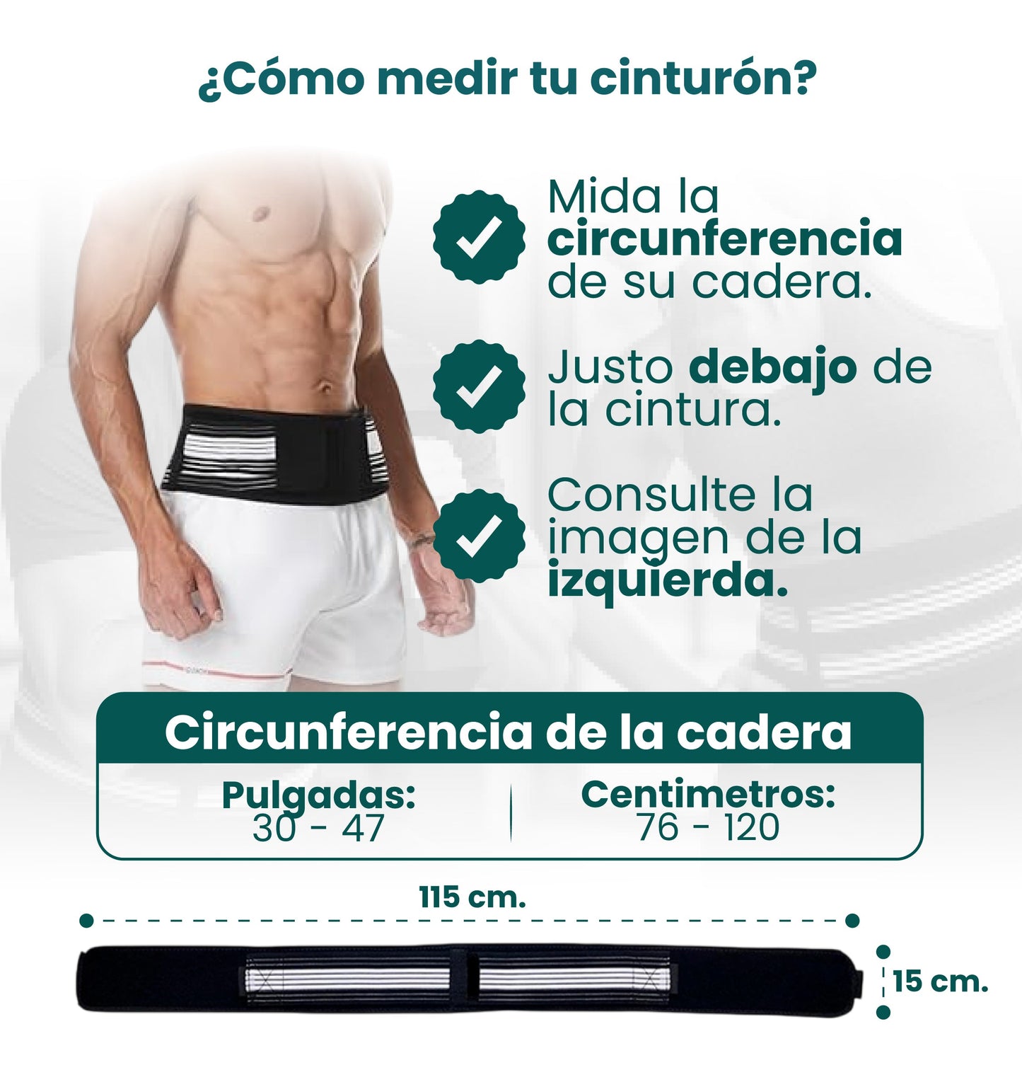 Cinturón de Soporte Lumbar