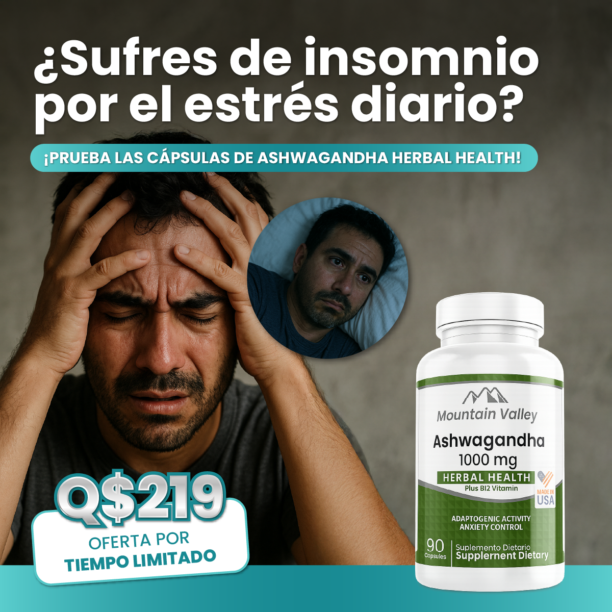 Cápsulas de Serenidad Ashwagandha