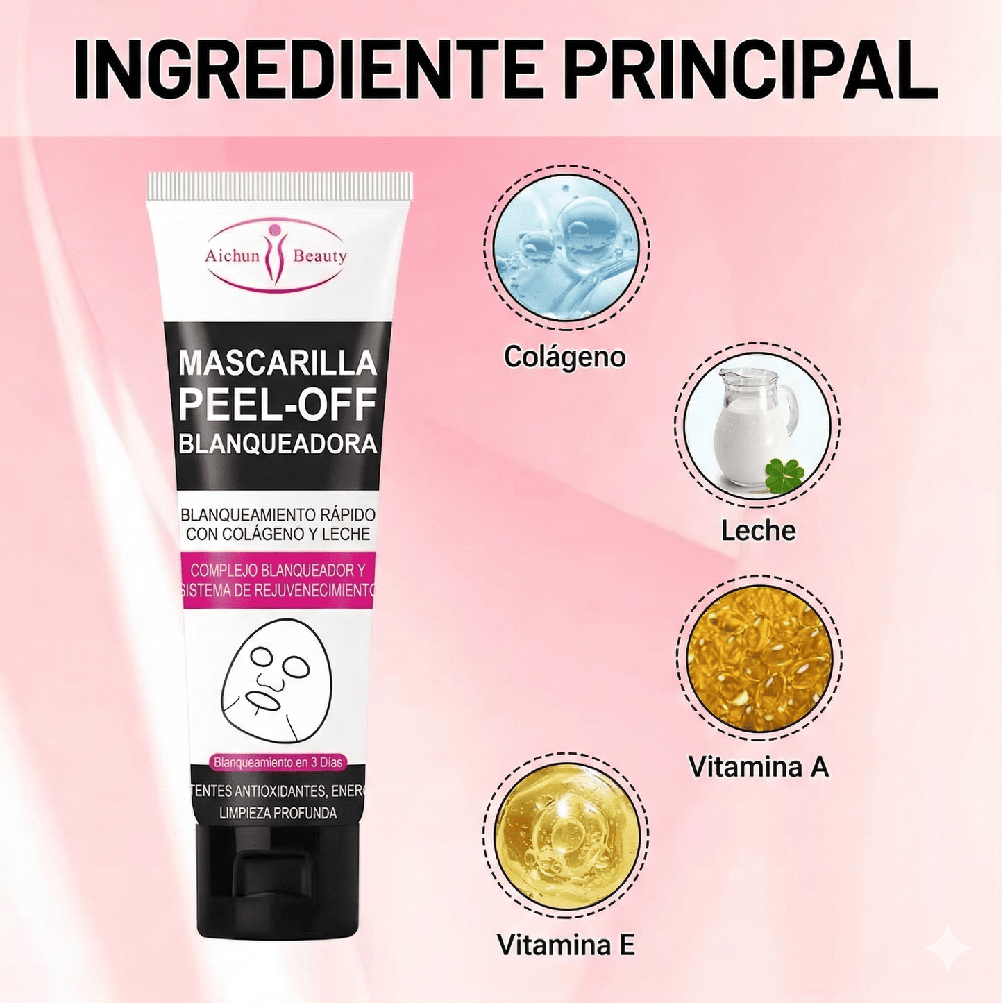 Combo Blanqueador Facial, Corporal y Zonas Íntimas