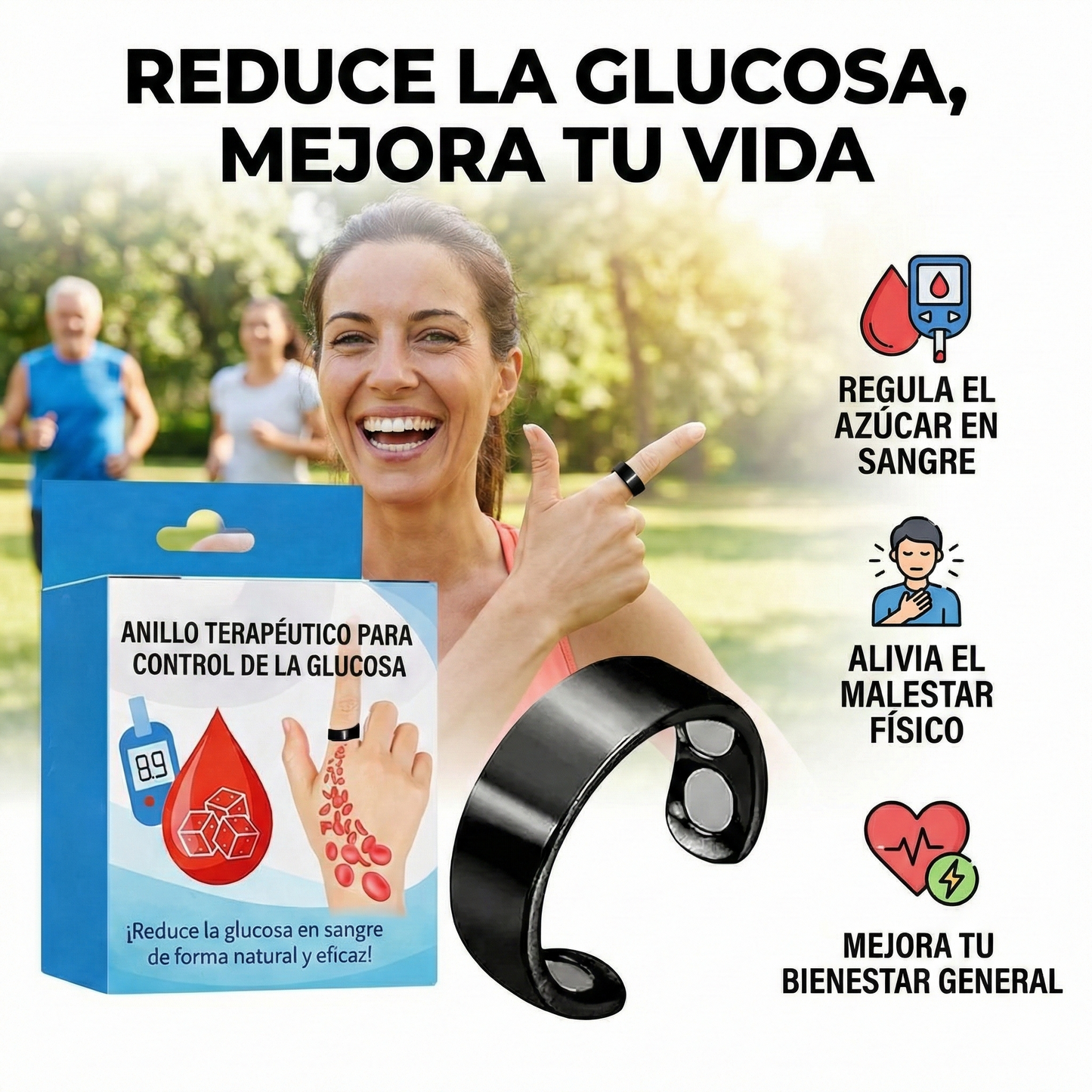 Anillo Terapéutico para Control de la Glucosa