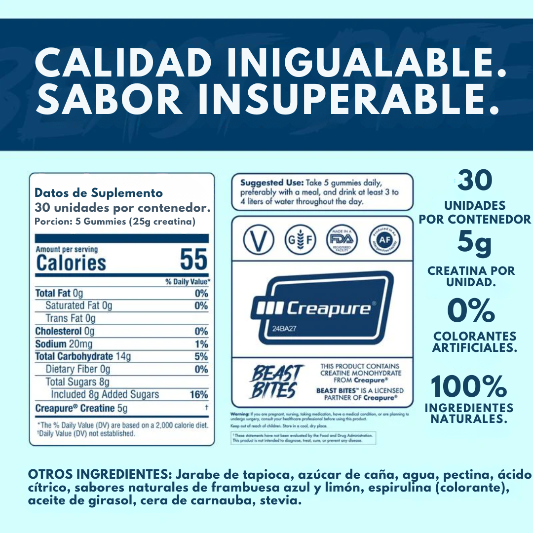 Gomitas de Energía Creatina