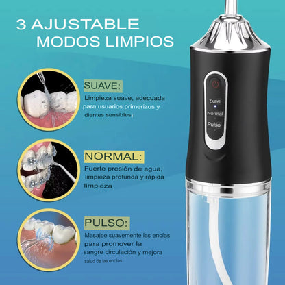 Irrigador Dental para Limpieza Profunda y Encías Saludables