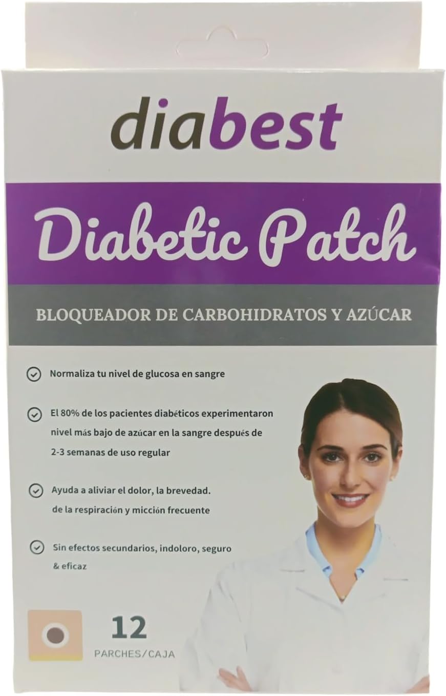 PARCHE PARA DIABETES CAJA POR 12