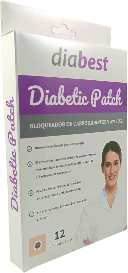 PARCHE PARA DIABETES CAJA POR 12