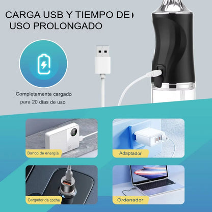 Irrigador Dental para Limpieza Profunda y Encías Saludables