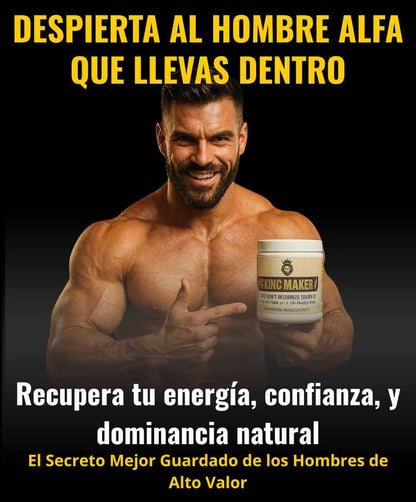 KING MAKER™ - SUPLEMENTO 13 EN 1 - ¡HOMBRES MÁS FUERTES, MUJERES MÁS SATISFECHAS!