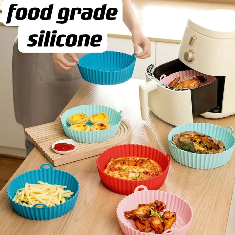 Set X6 Molde Silicona Freidora Air Fryer Reutilizable