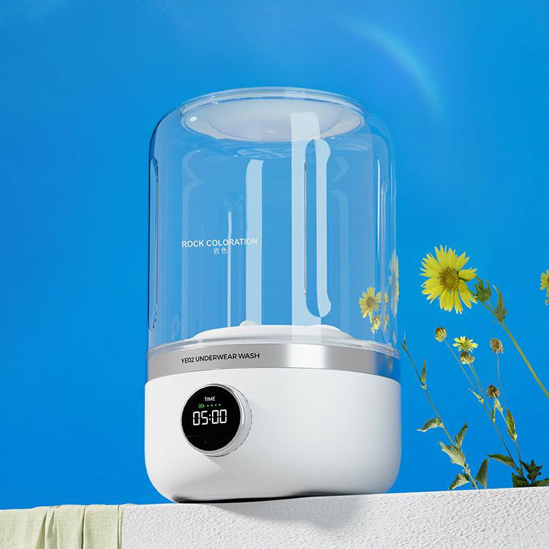 Mini Lavadora Eléctrica para Ropa Interior, Medias y Ropa Pequeña