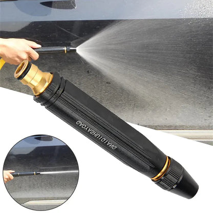 Pistola de agua de alta presión para manguera – limpieza rápida para autos, patios y jardines