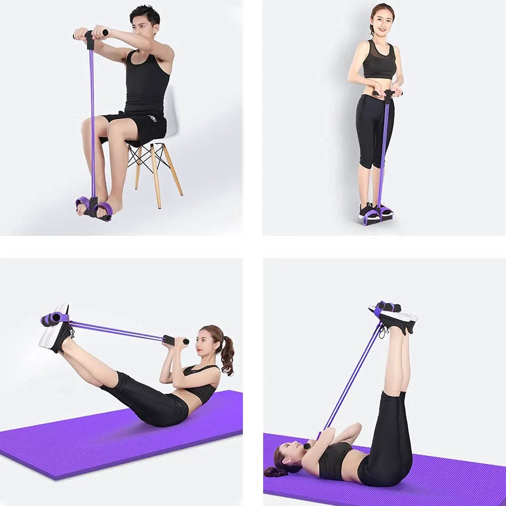 Entrenador abdominal con resistencia – tonifica abdomen y piernas desde casa