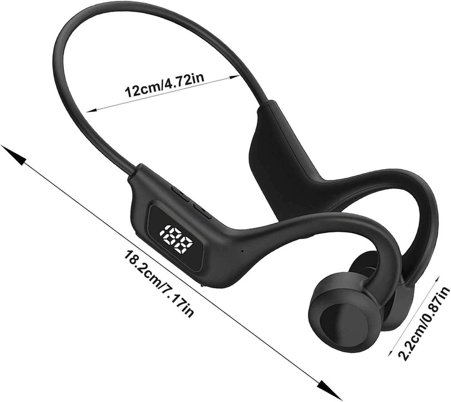 Audífonos deportivos U9 conducción ósea Bluetooth – cómodos, seguros y resistentes al sudor