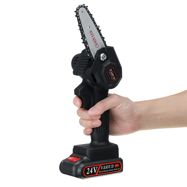 Mini motosierra portátil recargable – corta ramas y madera fácil con una sola mano