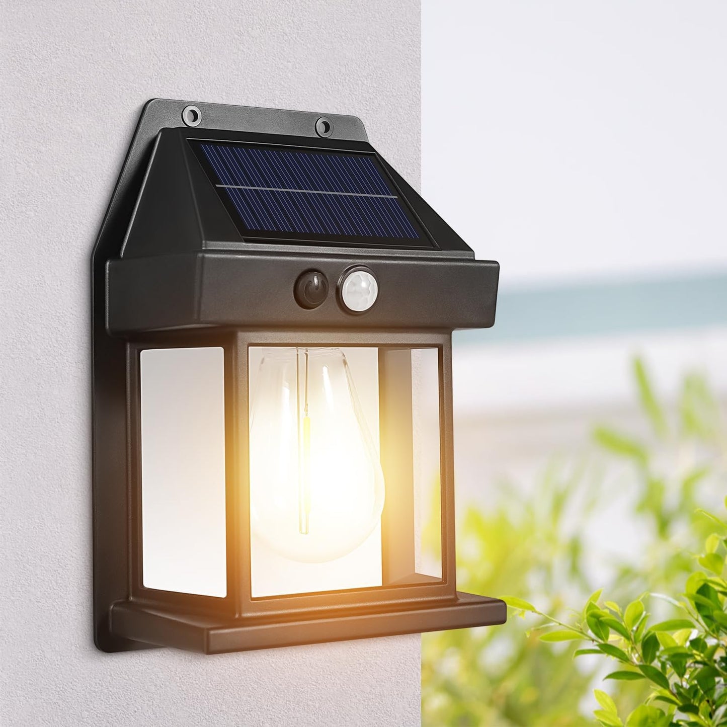 Pague 1 y Lleve 2 –Lámparas solares con sensor de movimiento para exterior